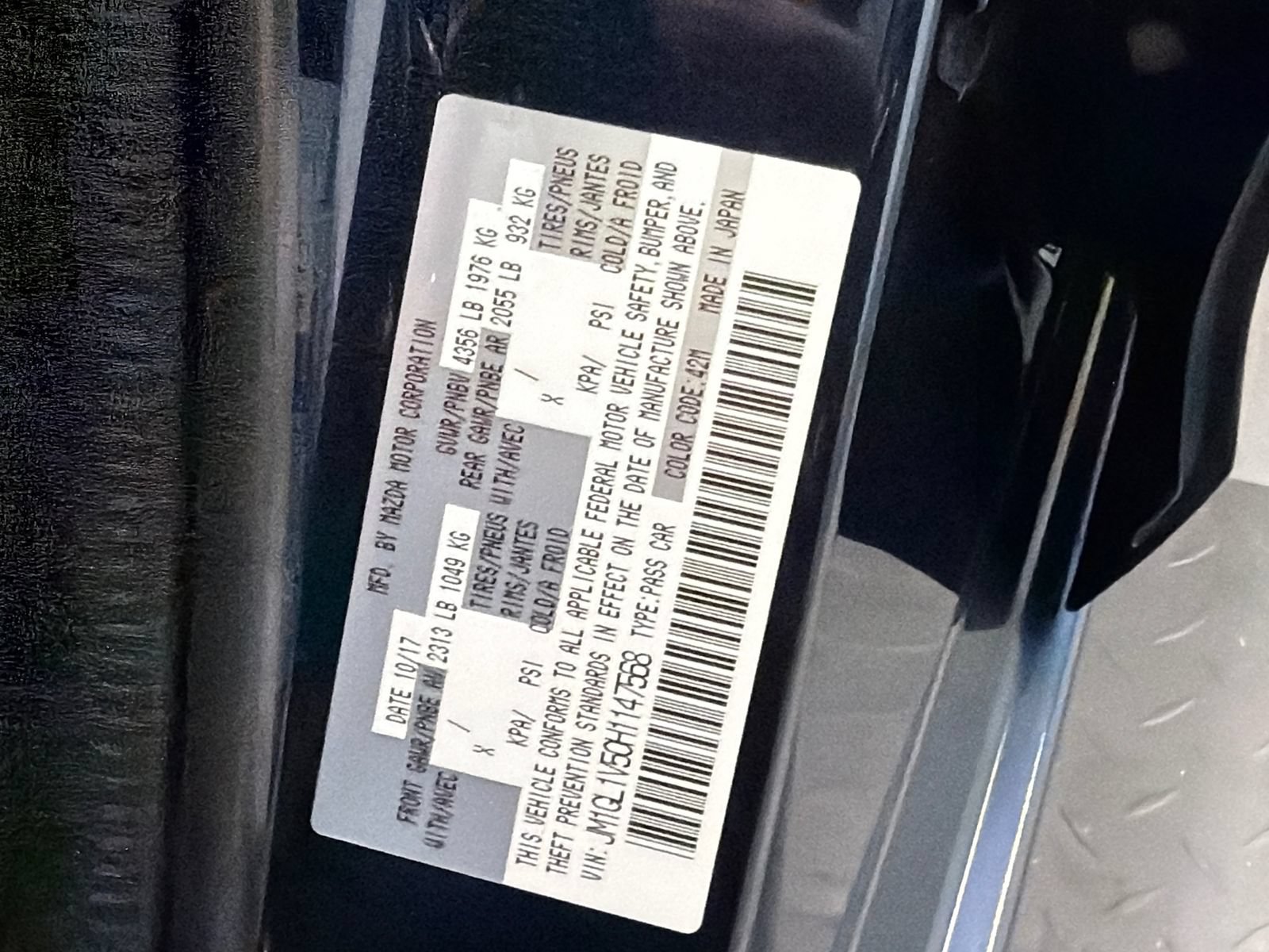 Used 2017 MAZDA MAZDA6 Touring FWD image 29