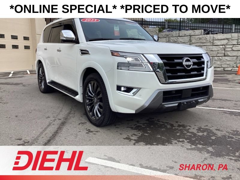 Used 2023 Nissan Armada Platinum w/ Captain's Chairs Package