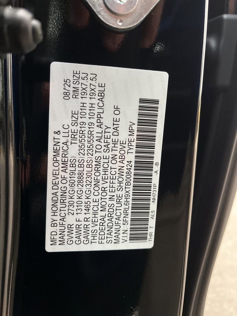 Certified 2026 Honda Odyssey Elite image 11