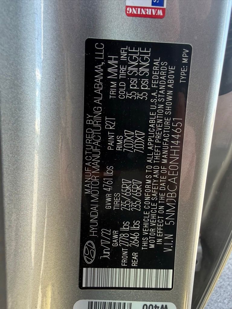 Used 2022 Hyundai Tucson SEL w/ Cargo Package AWD/4WD image 10
