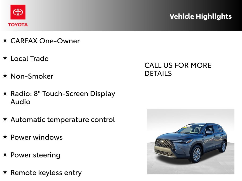 Certified 2024 Toyota Corolla Cross LE AWD/4WD image 7
