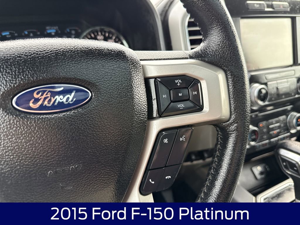 Used 2015 Ford F150 Platinum w/ Trailer Tow Package image 21