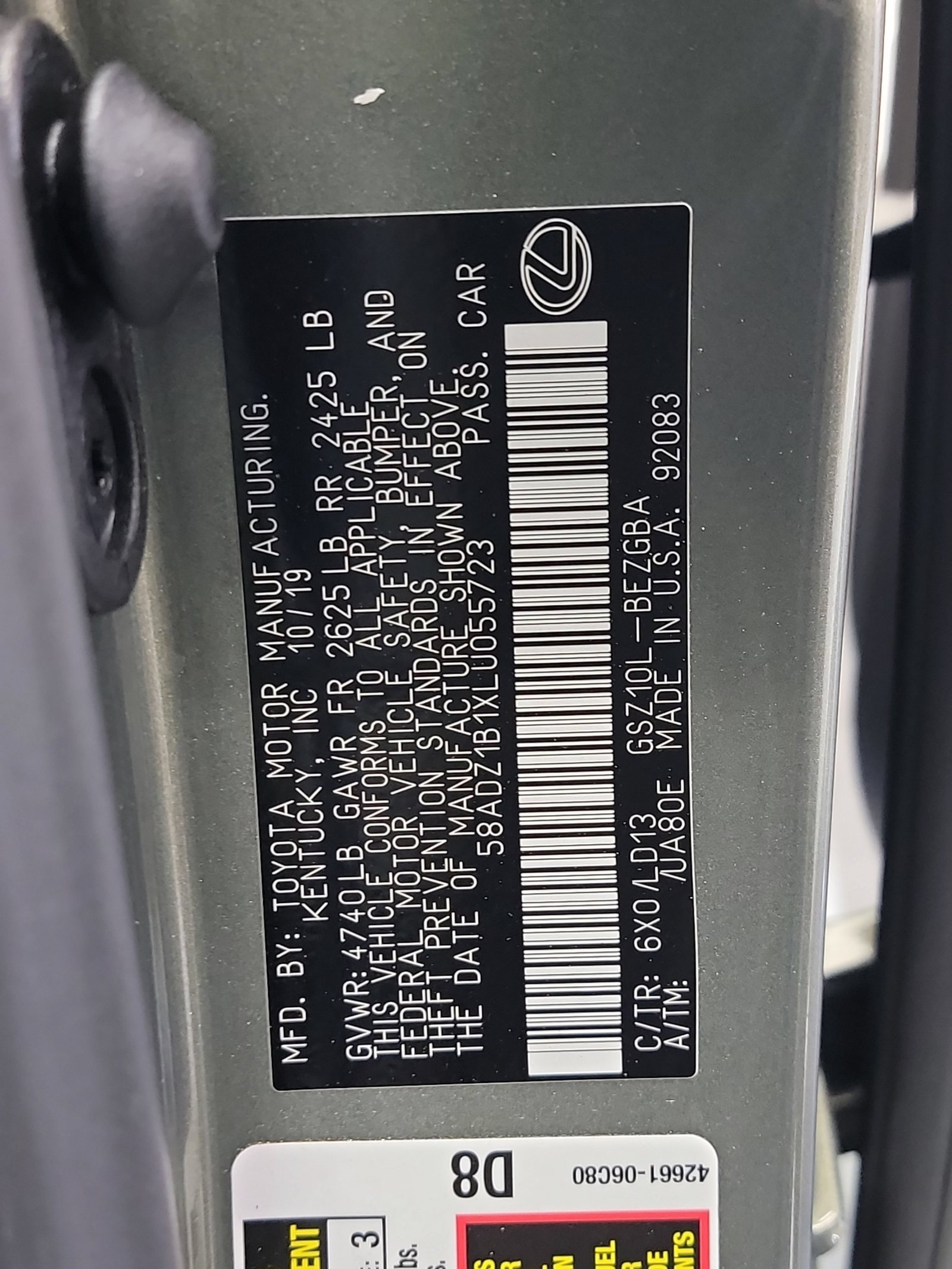 Used 2020 Lexus ES 350 w/ Premium Package FWD image 33
