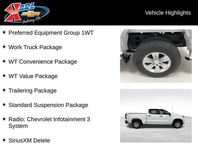 New 2026 Chevrolet Silverado 1500 W/T w/ WT Value Package AWD/4WD image 3