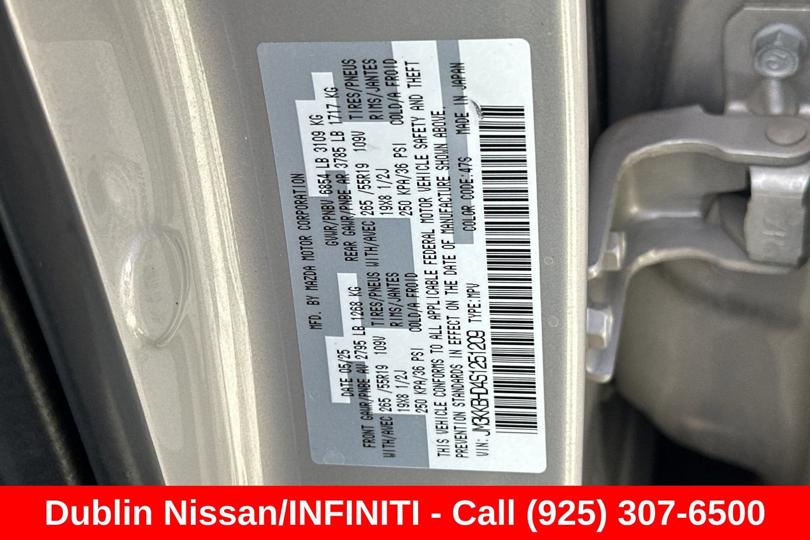 Used 2025 MAZDA CX-90 3.3 Turbo w/ Preferred Package AWD/4WD image 55