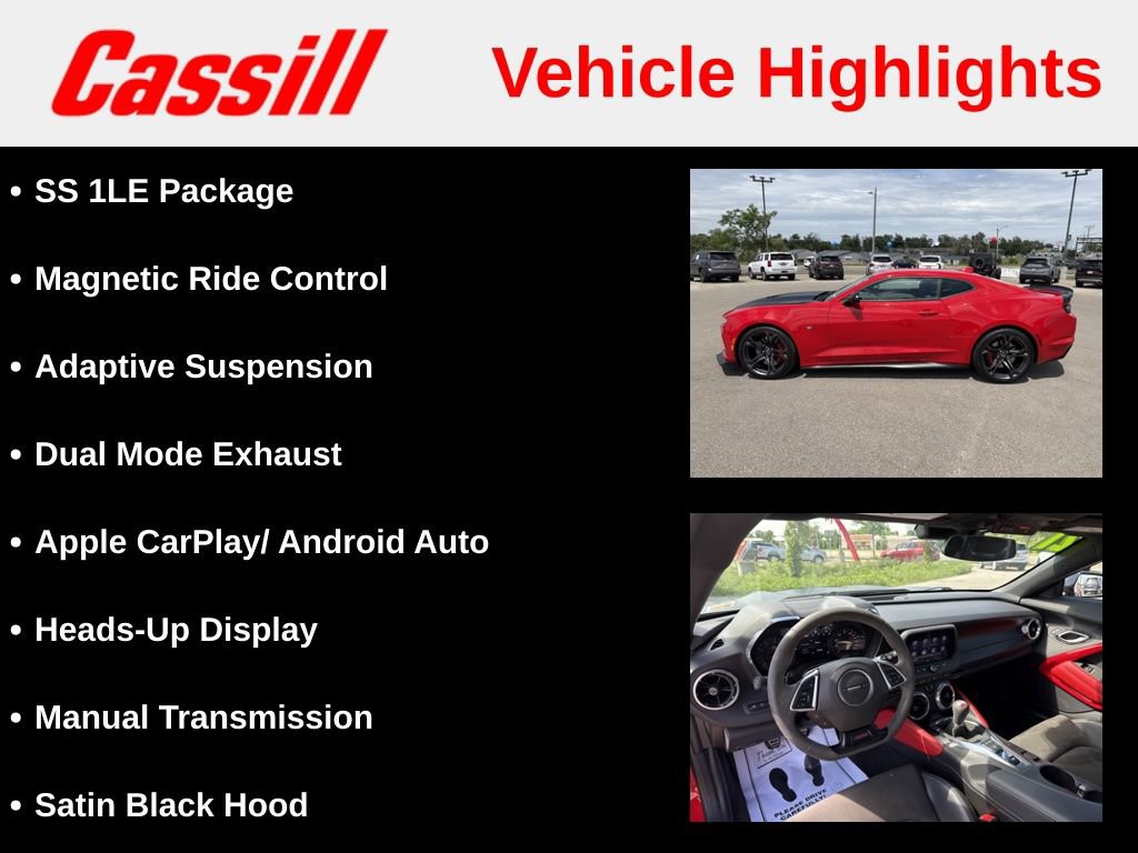 Used 2021 Chevrolet Camaro SS RWD image 6
