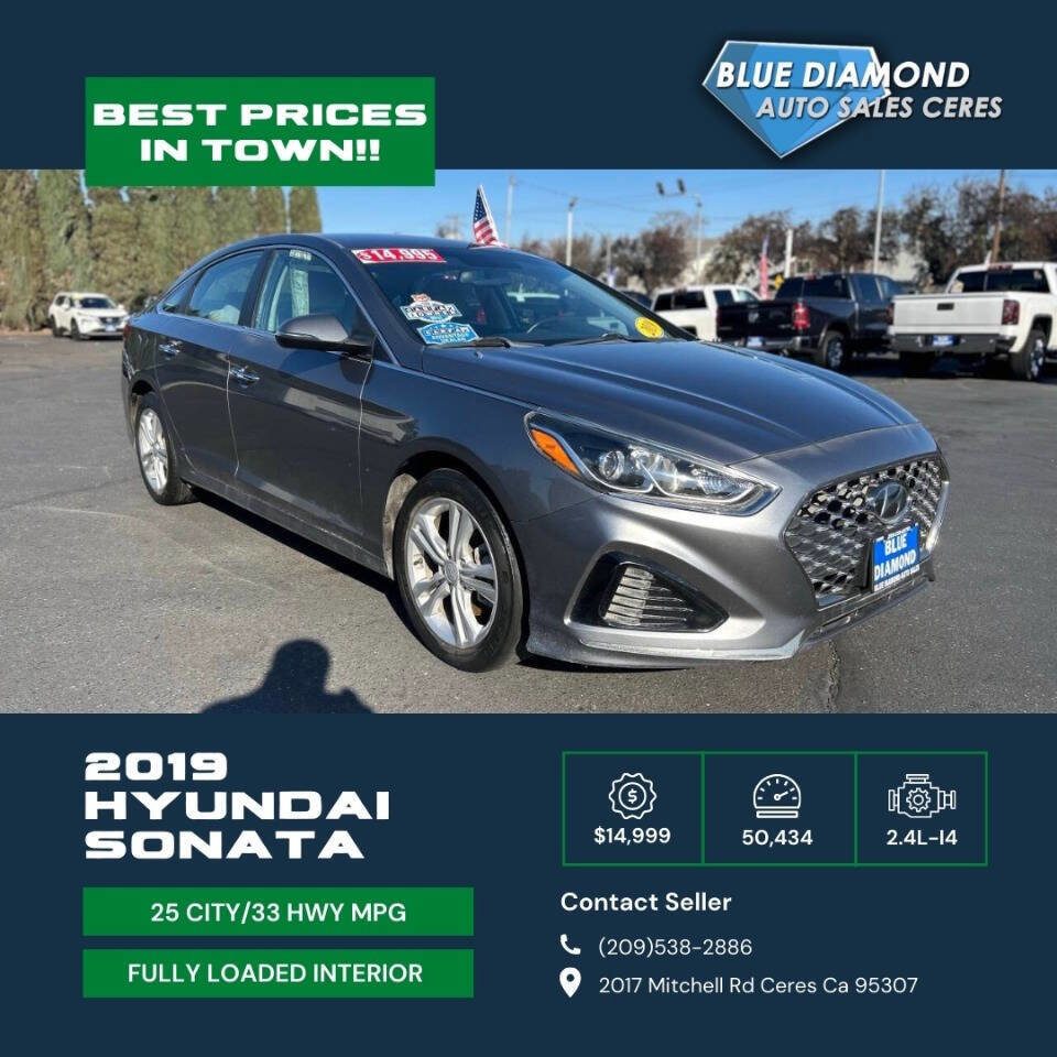 Used 2019 Hyundai Sonata SEL image 1