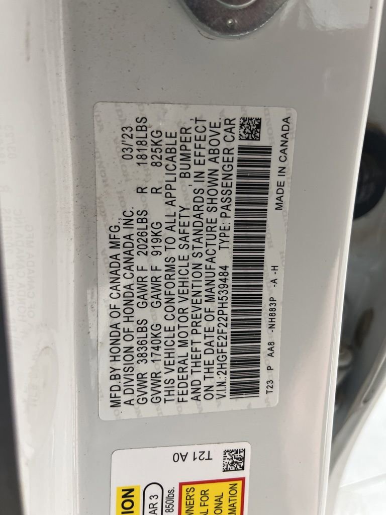 Used 2023 Honda Civic LX image 76