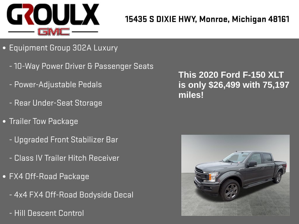 Used 2020 Ford F150 XLT w/ Equipment Group 302A Luxury AWD/4WD image 15