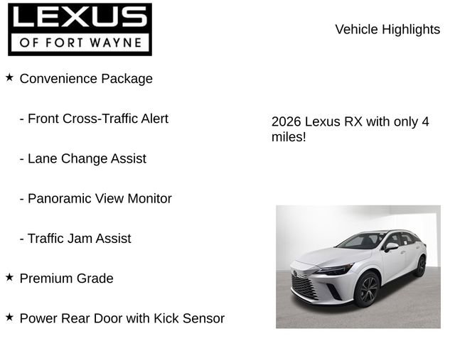 New 2026 Lexus RX 350 Premium image 7