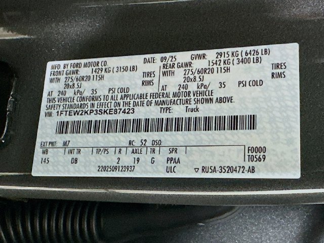 Used 2025 Ford F150 STX w/ Equipment Group 200A RWD image 25