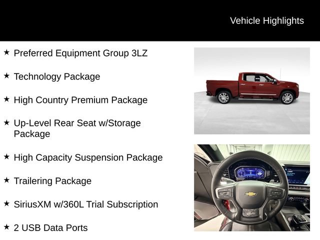 Certified 2025 Chevrolet Silverado 1500 High Country w/ High Country Premium Package image 16