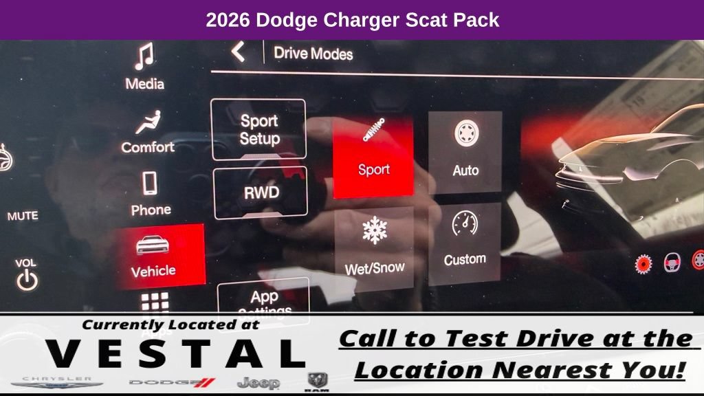 New 2026 Dodge Charger Scat Pack w/ Blacktop Package AWD/4WD image 47