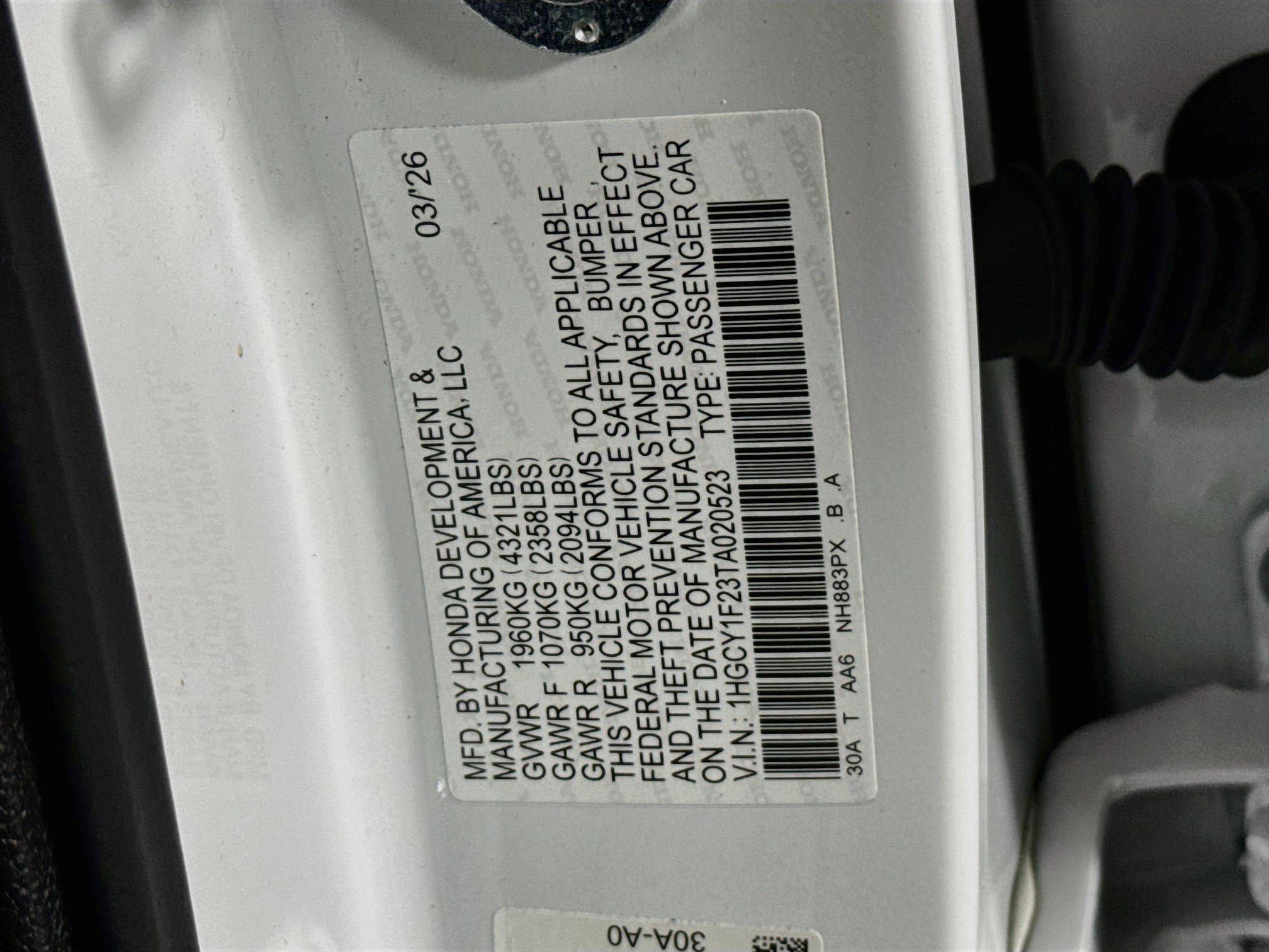 Certified 2026 Honda Accord LX image 35