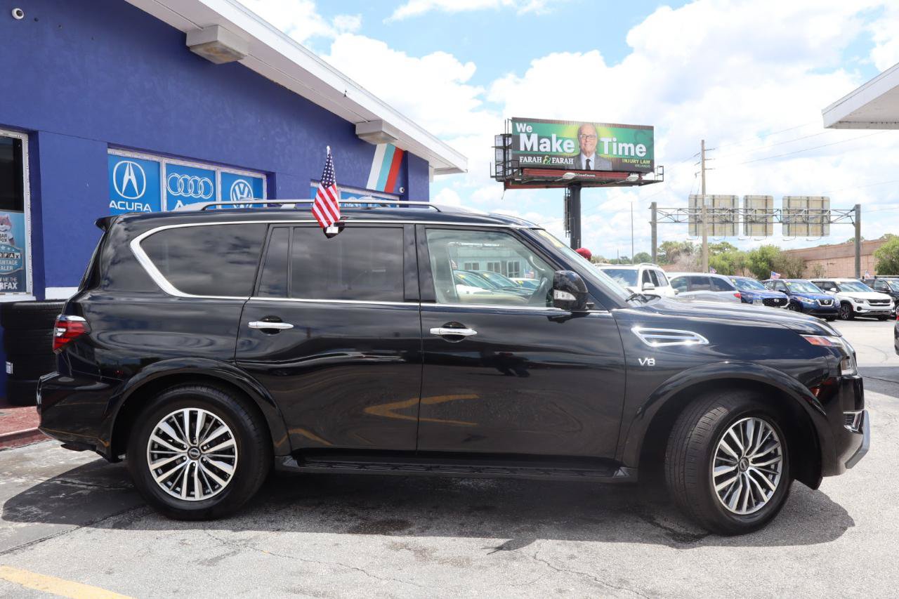 Used 2021 Nissan Armada SL w/ Captain's Chairs Package RWD image 2