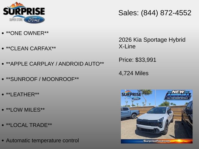 Used 2026 Kia Sportage X-Line AWD/4WD image 6