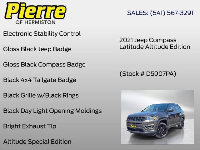 Used 2021 Jeep Compass Latitude AWD/4WD image 30