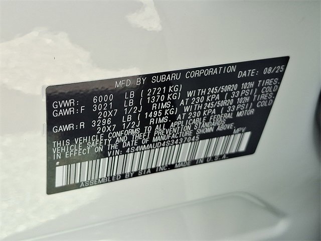 New 2025 Subaru Ascent Touring image 24
