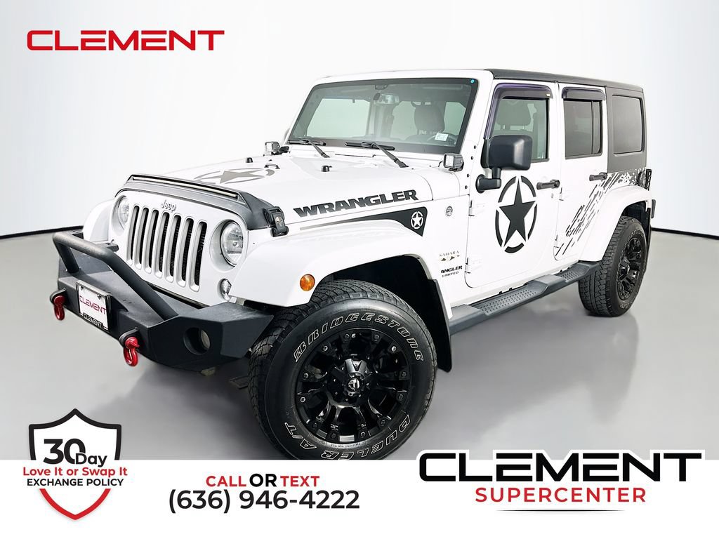 Used 2017 Jeep Wrangler Unlimited Sahara w/ Dual Top Group AWD/4WD image 1