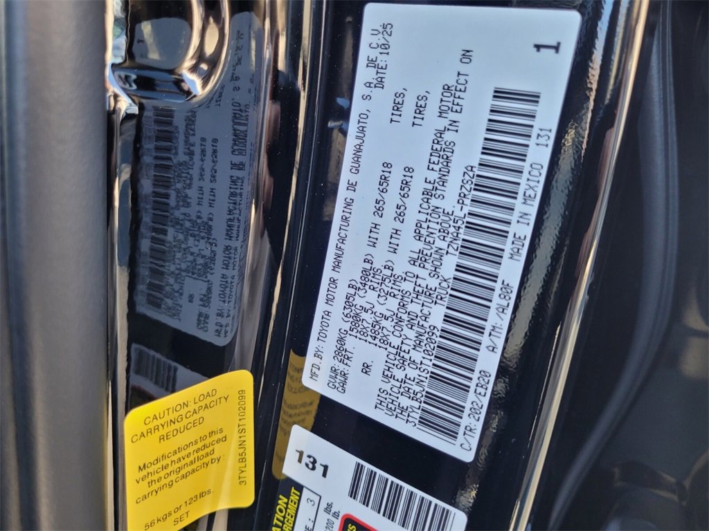 New 2025 Toyota Tacoma Limited image 14