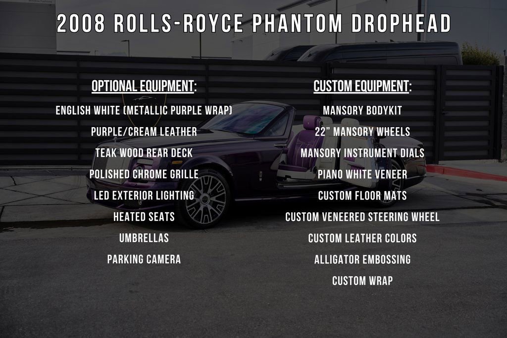 Used 2008 Rolls-Royce Phantom Drophead Coupe RWD image 5