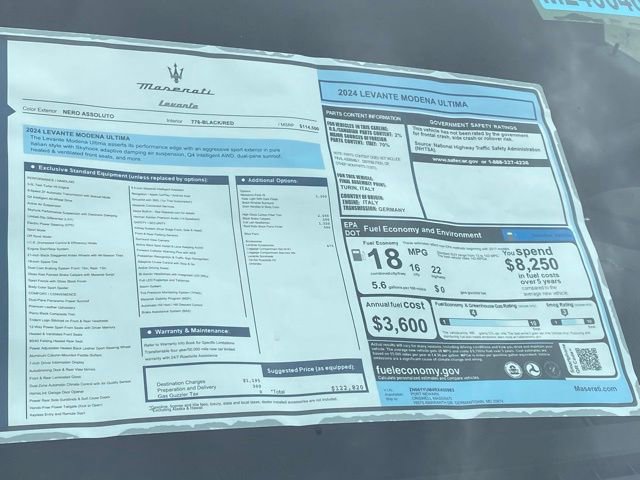 Used 2024 Maserati Levante Modena Ultima image 49