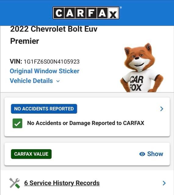 Certified 2022 Chevrolet Bolt EUV Premier w/ Super Cruise Package FWD image 7