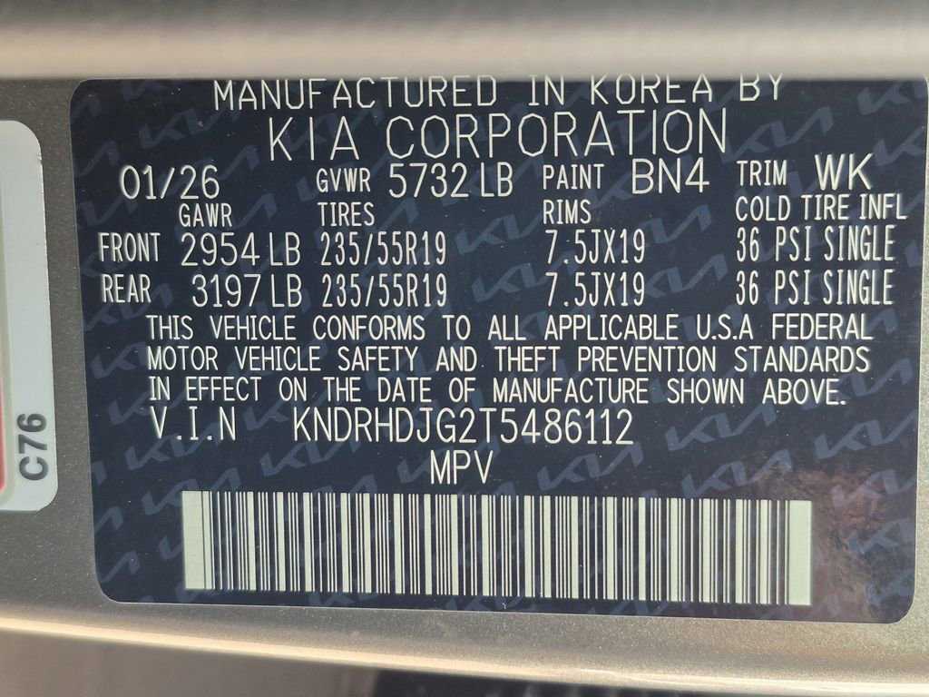 New 2026 Kia Sorento EX AWD/4WD image 28