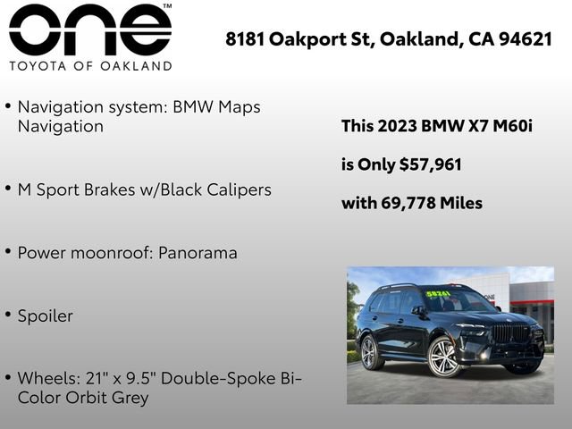 Used 2023 BMW X7 M60i w/ Executive Package image 5