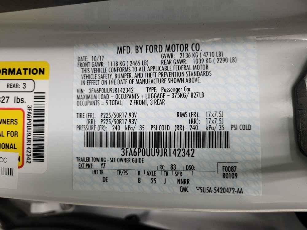 Used 2018 Ford Fusion S image 33