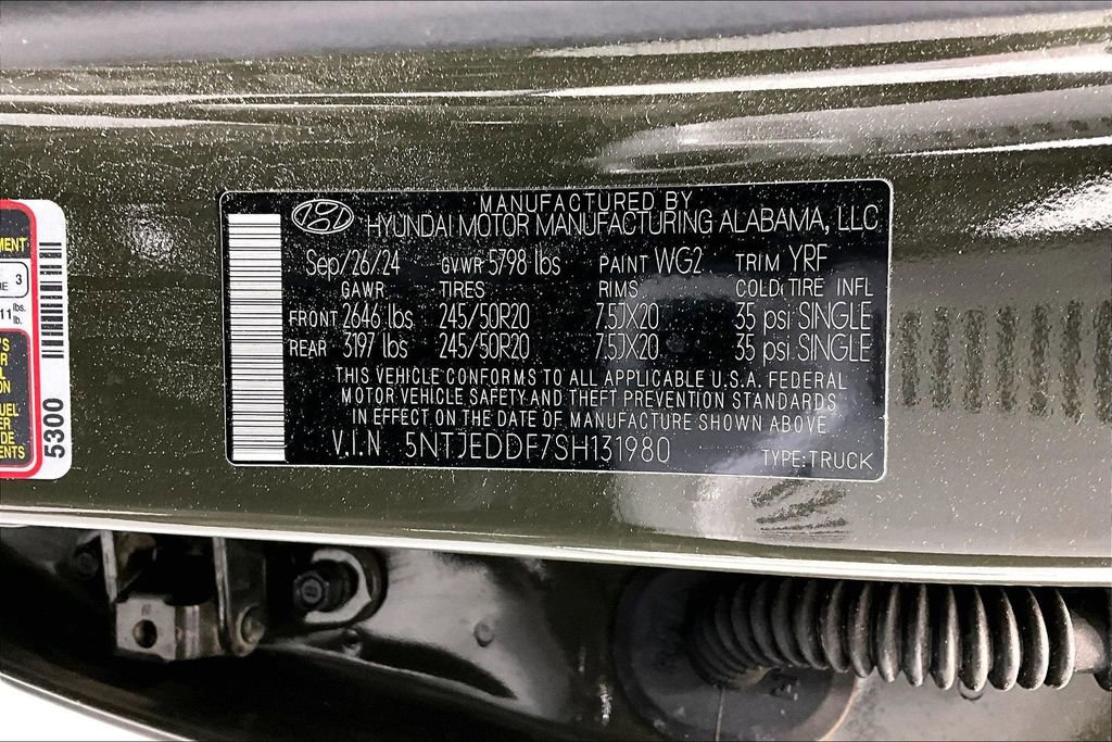 Used 2025 Hyundai Santa Cruz Limited image 42