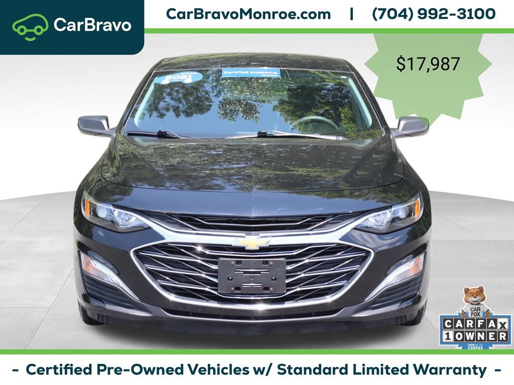 Certified 2021 Chevrolet Malibu LS FWD image 9