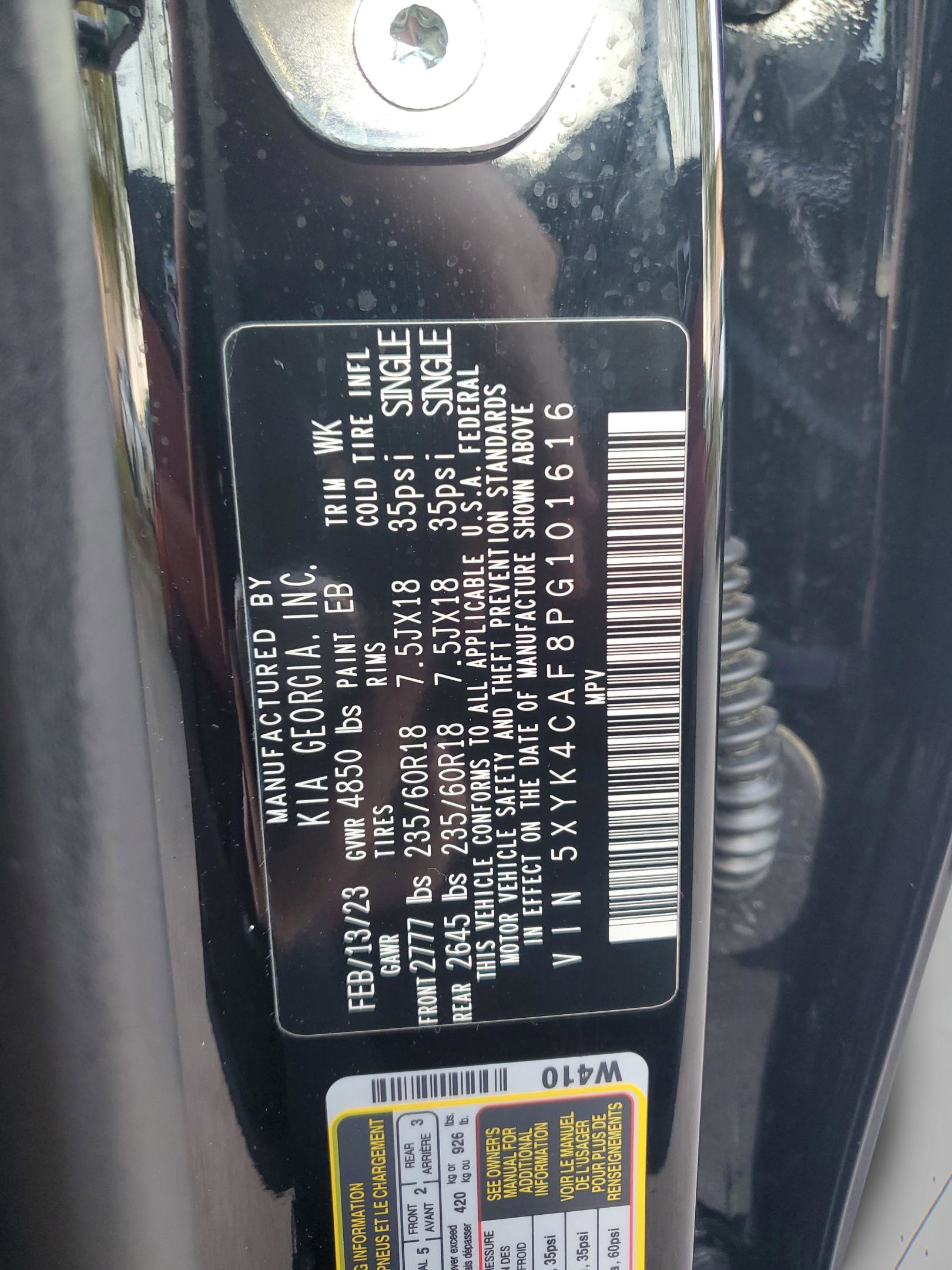 Certified 2023 Kia Sportage SX image 34