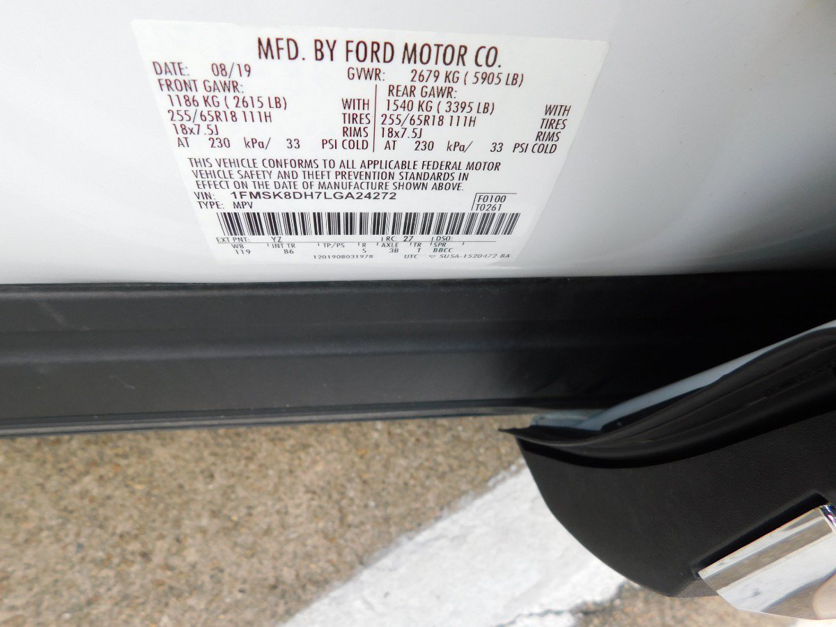 Used 2020 Ford Explorer XLT AWD/4WD image 21