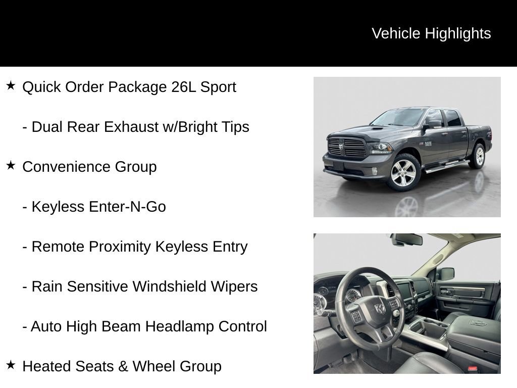 Used 2017 RAM 1500 Sport AWD/4WD image 6