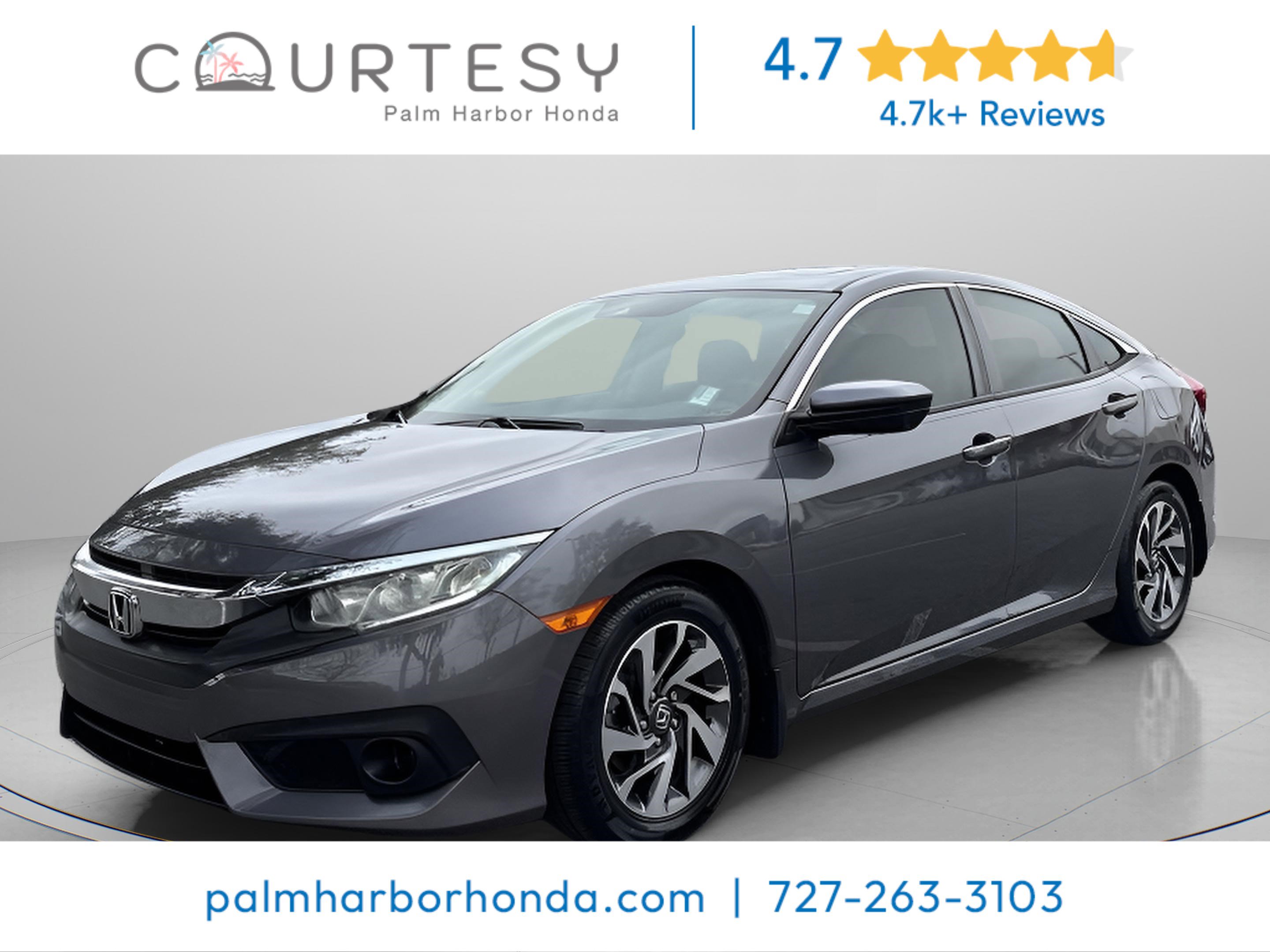 Certified 2018 Honda Civic EX