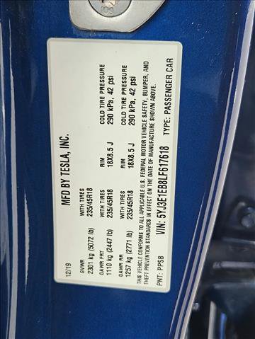 Used 2020 Tesla Model 3 Long Range image 15