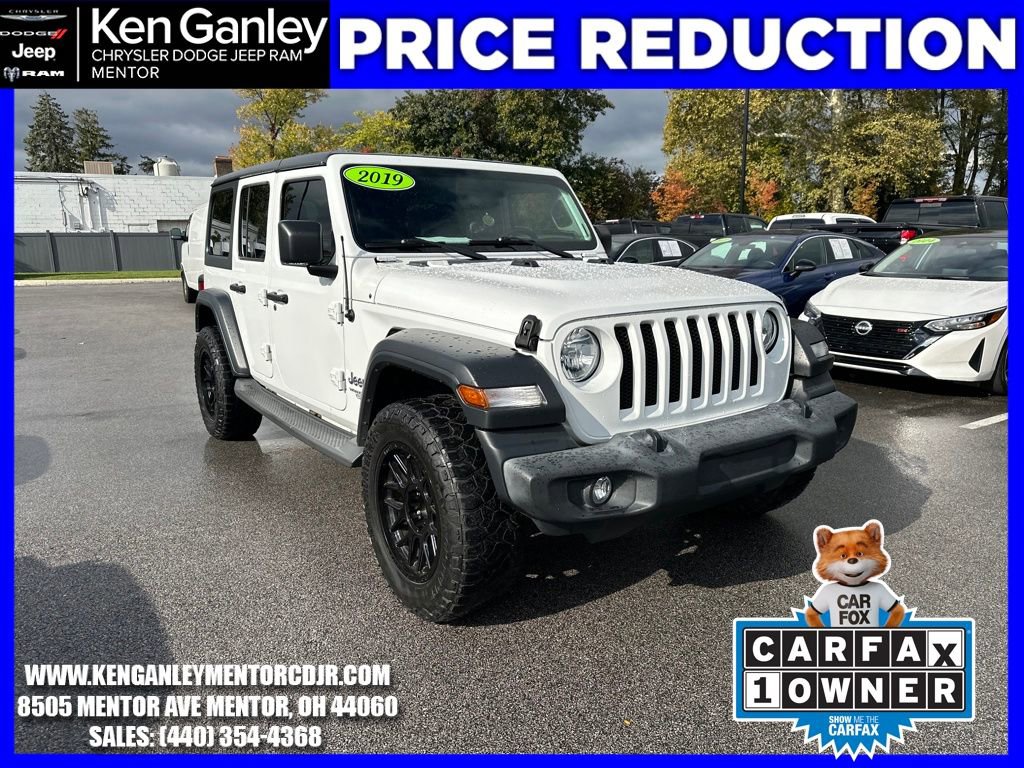 Used 2019 Jeep Wrangler Unlimited Sport S