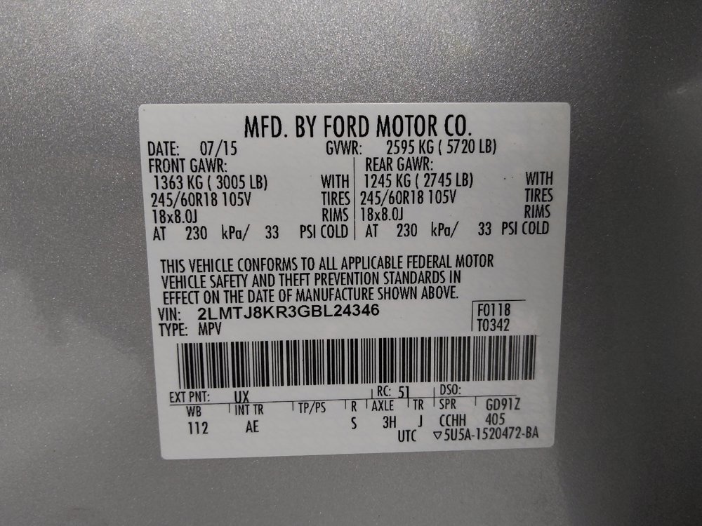 Used 2016 Lincoln MKX Select AWD/4WD image 33