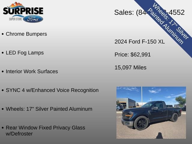 Used 2024 Ford F150 XL w/ Equipment Group 103A High AWD/4WD image 20