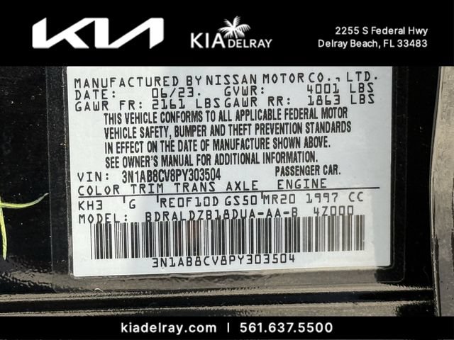 Used 2023 Nissan Sentra SV FWD image 33