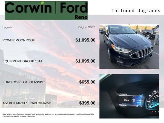 Used 2020 Ford Fusion SE w/ Equipment Group 151A FWD image 3
