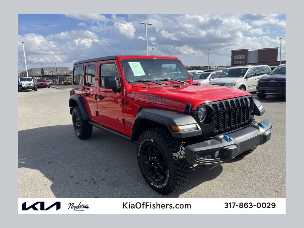 Used 2023 Jeep Wrangler Willys 4xe w/ Cold Weather Group image 1