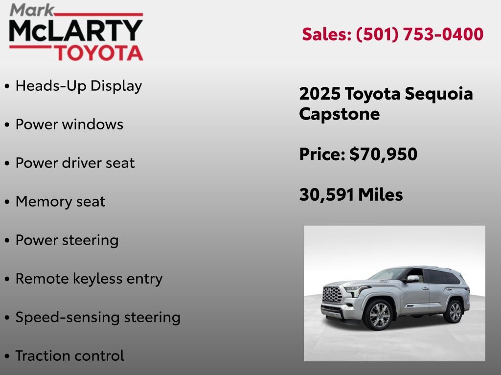 Certified 2025 Toyota Sequoia Capstone AWD/4WD image 39