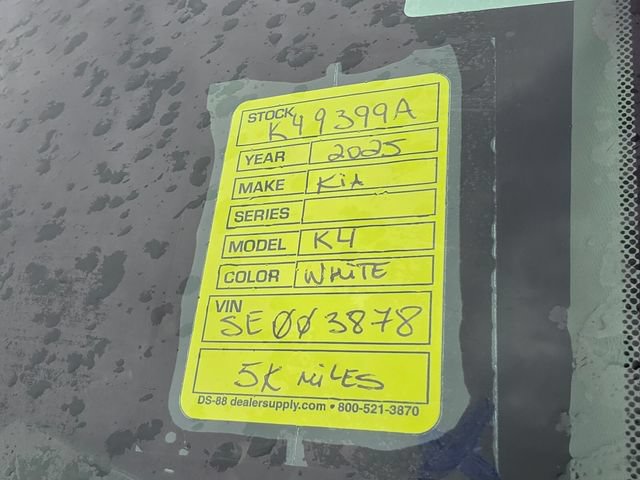 Used 2025 Kia K4 EX FWD image 13