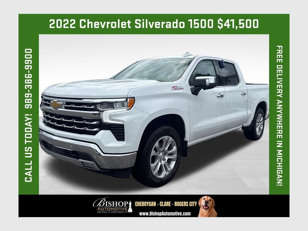 Used 2022 Chevrolet Silverado 1500 LTZ AWD/4WD image 1