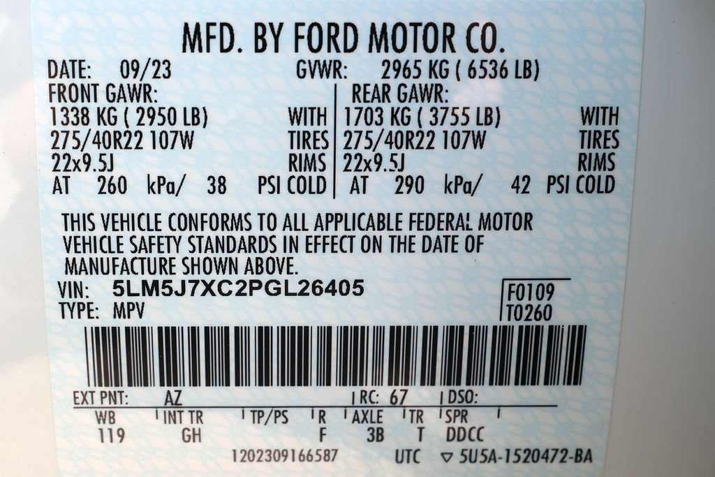 Used 2023 Lincoln Aviator Reserve w/ Equipment Group 201A AWD/4WD image 14