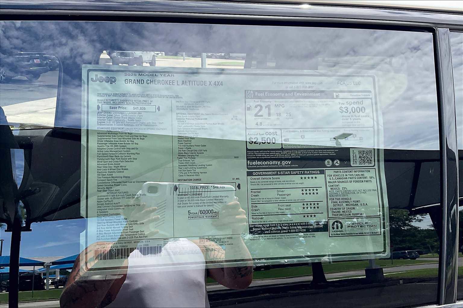 New 2025 Jeep Grand Cherokee L Altitude image 19