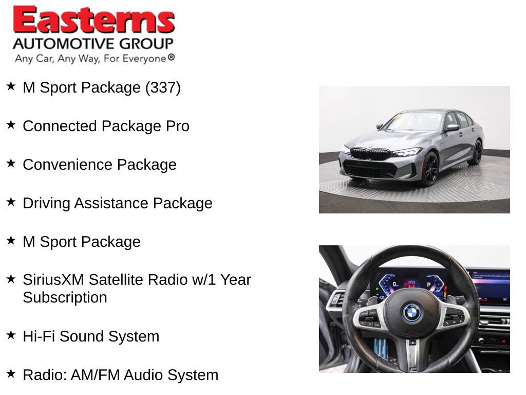 Used 2023 BMW 330e w/ M Sport Package RWD image 11