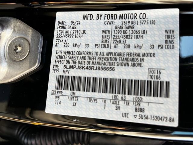 New 2024 Lincoln Nautilus Reserve w/ Equipment Group 202A image 18